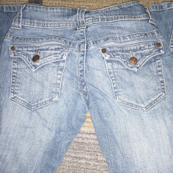 Wet Seal Super low rise jean trousers sz0short - Picture 5 of 6